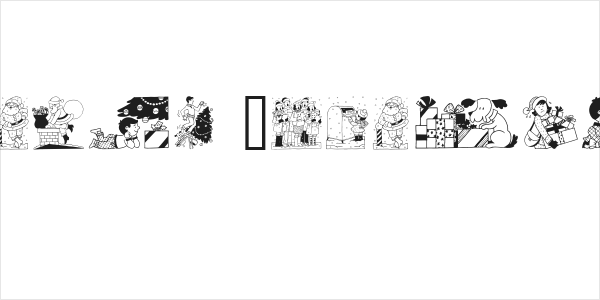 GE Comical Christmas Logo