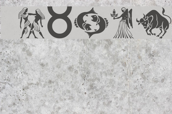 GE Zodiac Шрифта examples