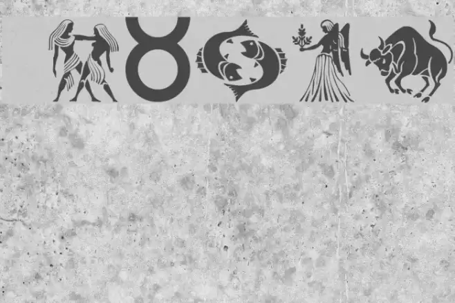 GE Zodiac Font examples