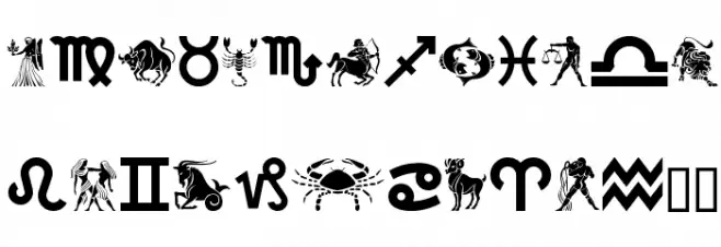GE Zodiac Fuentes MINÚSCULAS