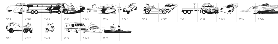 GE Zoom Character Map