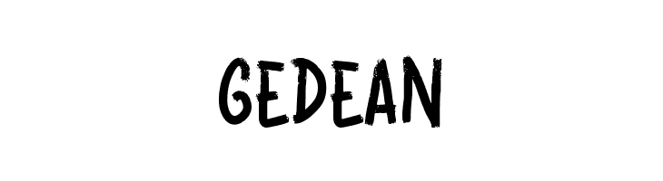 GEDEAN  baixar fontes gratis