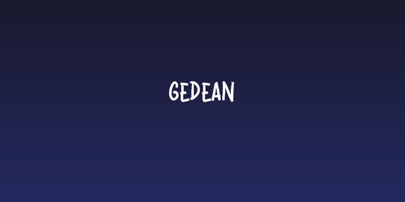 GEDEAN Social Header