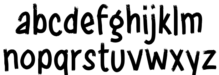 GEDEAN Font LOWERCASE