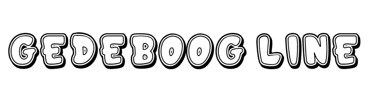 GEDEBOOG LINE Font