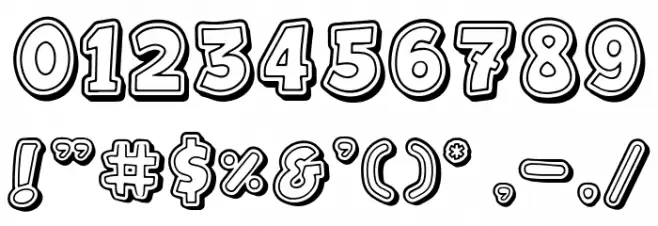 GEDEBOOG LINE Font OTHER CHARS