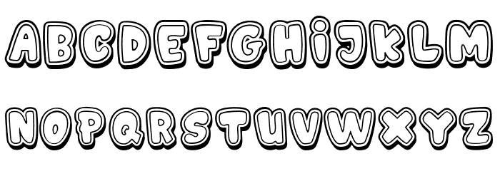 GEDEBOOG LINE Font LOWERCASE