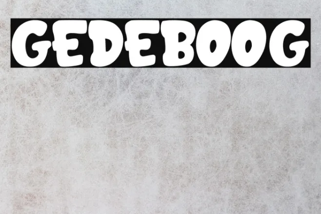 GEDEBOOG Example 1