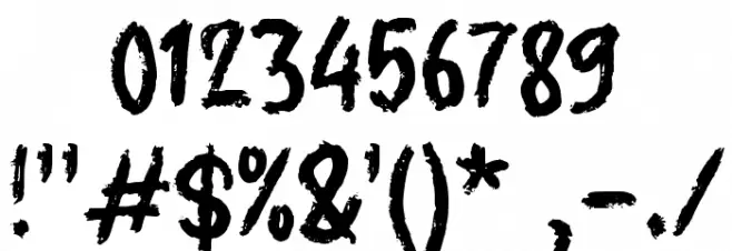 GEGAP Font OTHER CHARS