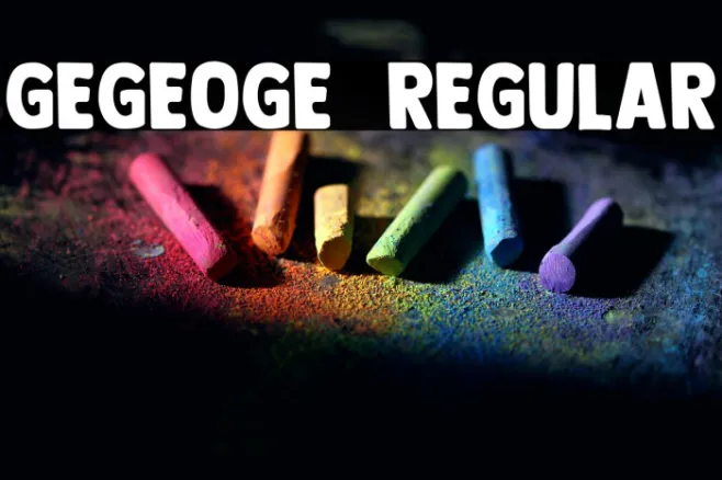GEGEOGE  Regular Example 2