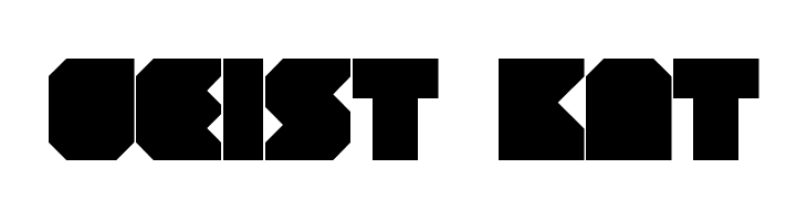 GEIST KNT  Free Fonts Download