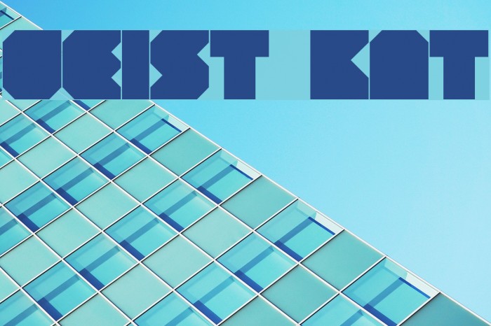 GEIST KNT Font examples