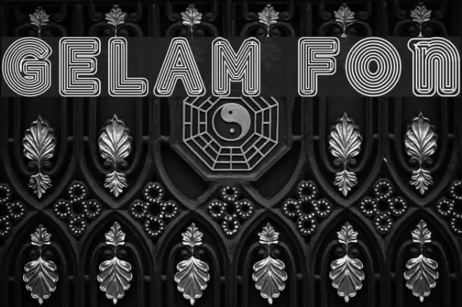 GELAM フォント examples