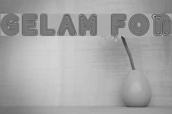 GELAM フォント examples