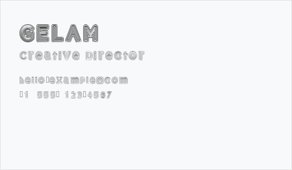 GELAM Business Card