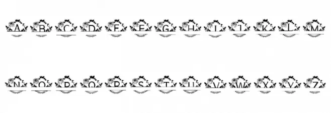 GELICIA MONOGRAM Fonte MAIÚSCULAS