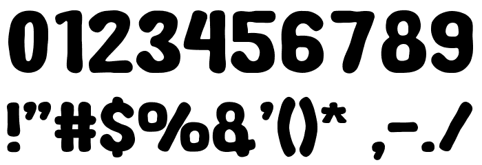 GELOMBANG Font OTHER CHARS