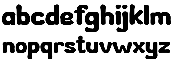 GELOMBANG Font LOWERCASE
