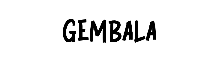 GEMBALA  font caratteri gratis