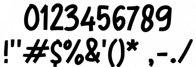 GEMBALA Font OTHER CHARS