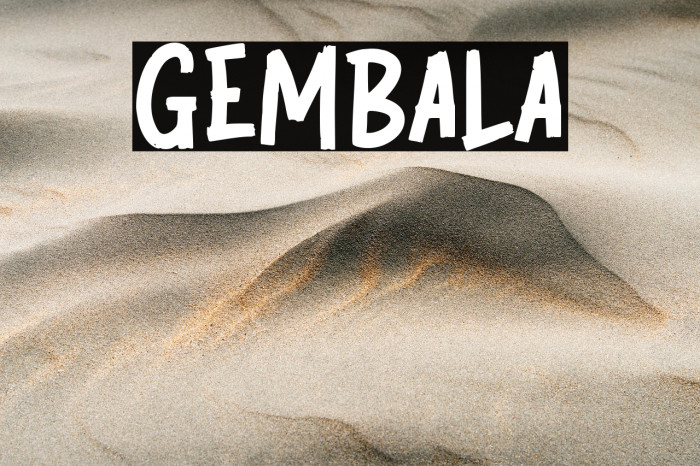 GEMBALA Example 1