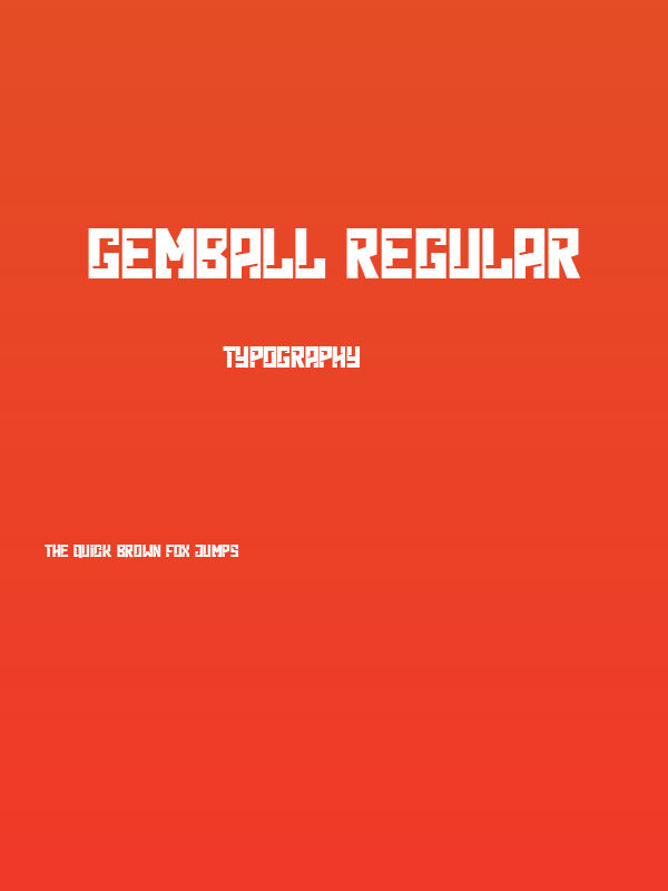 GEMBALL Regular Poster