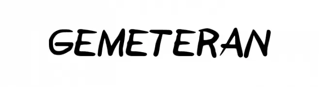 GEMETERAN  免费字体下载