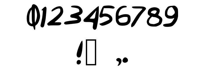 GEMETERAN Font OTHER CHARS
