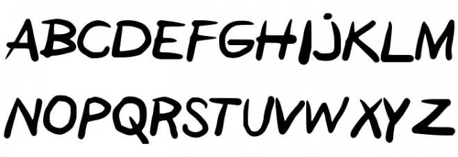 GEMETERAN 字体 大写
