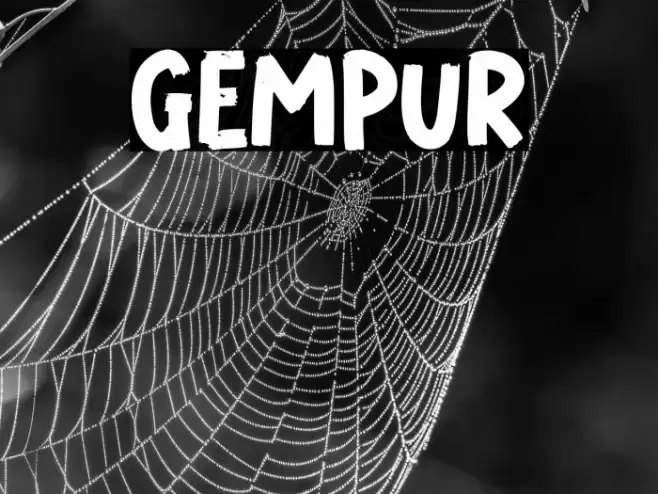GEMPUR Font examples