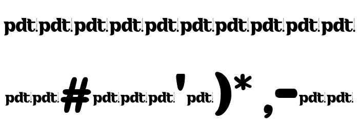 GEMSEAtrial Regular Font OTHER CHARS
