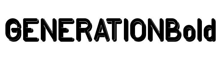 GENERATION Bold Font