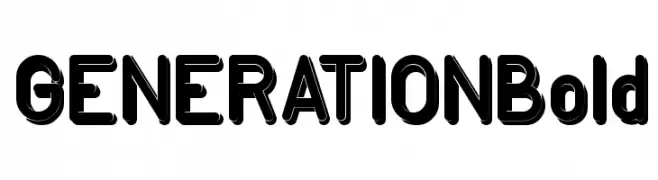 GENERATION Bold  Frei Schriftart Herunterladen