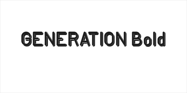 GENERATION Bold Logo