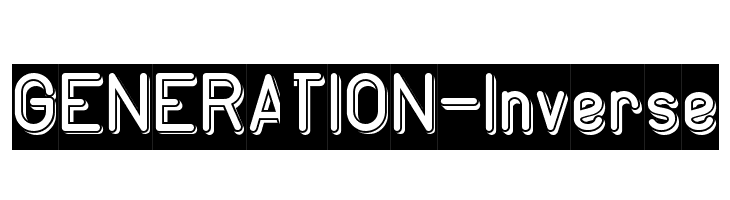 GENERATION-Inverse  Fuentes Gratis Descargar