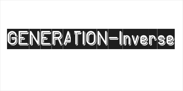 GENERATION-Inverse Logo