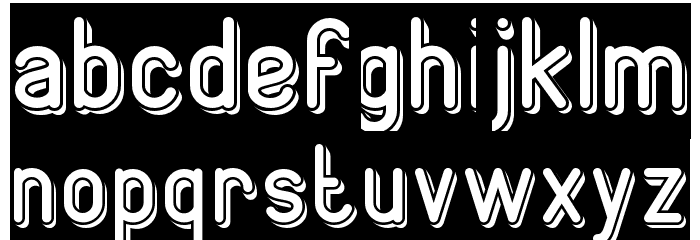 GENERATION-Inverse Font LOWERCASE