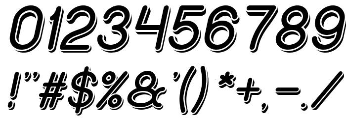 GENERATION Italic Font OTHER CHARS