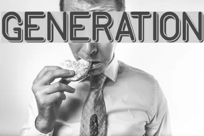 GENERATION Font examples