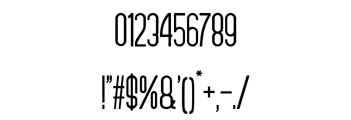 GENNARO Font OTHER CHARS