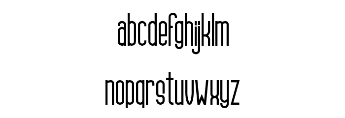 GENNARO Font LOWERCASE