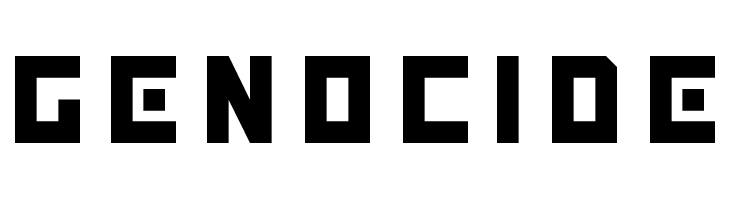 GENOCIDE  Descarca Fonturi Gratis