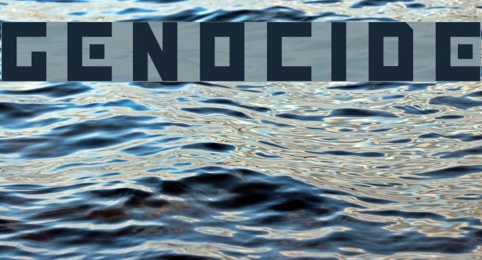 GENOCIDE Font examples