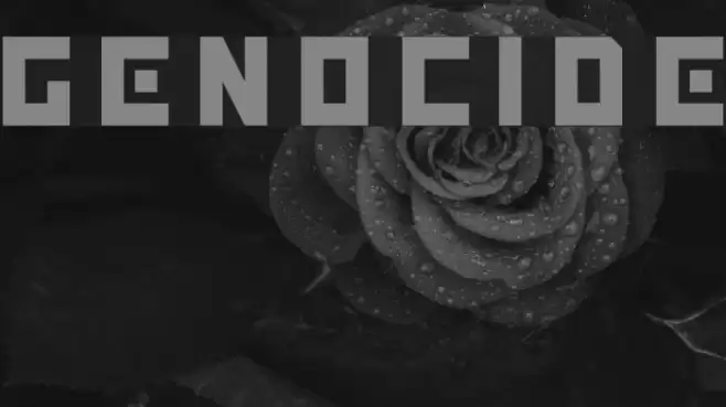 GENOCIDE フォント examples