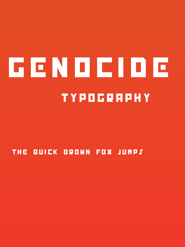 GENOCIDE Poster