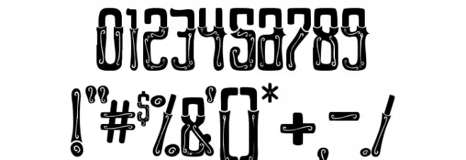 GENTLEMAN CLOWN FULL Font OTHER CHARS