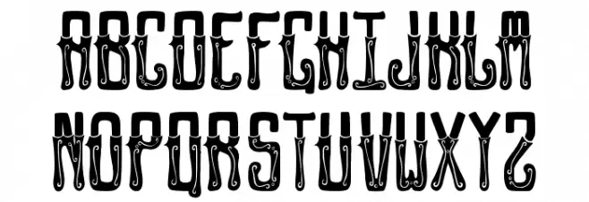 GENTLEMAN CLOWN FULL Шрифта ВЕРХНИЙ