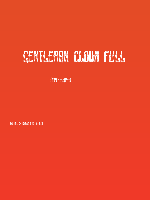 GENTLEMAN CLOWN FULL Poster