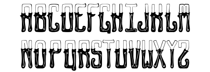 GENTLEMAN CLOWN Font LOWERCASE