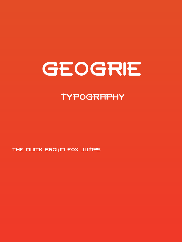 GEOGRIE Poster